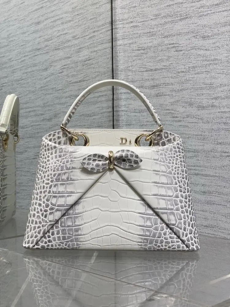 Christian Dior Жіноча шкіряна сумка Dior Cigale 28 см — Фото 2