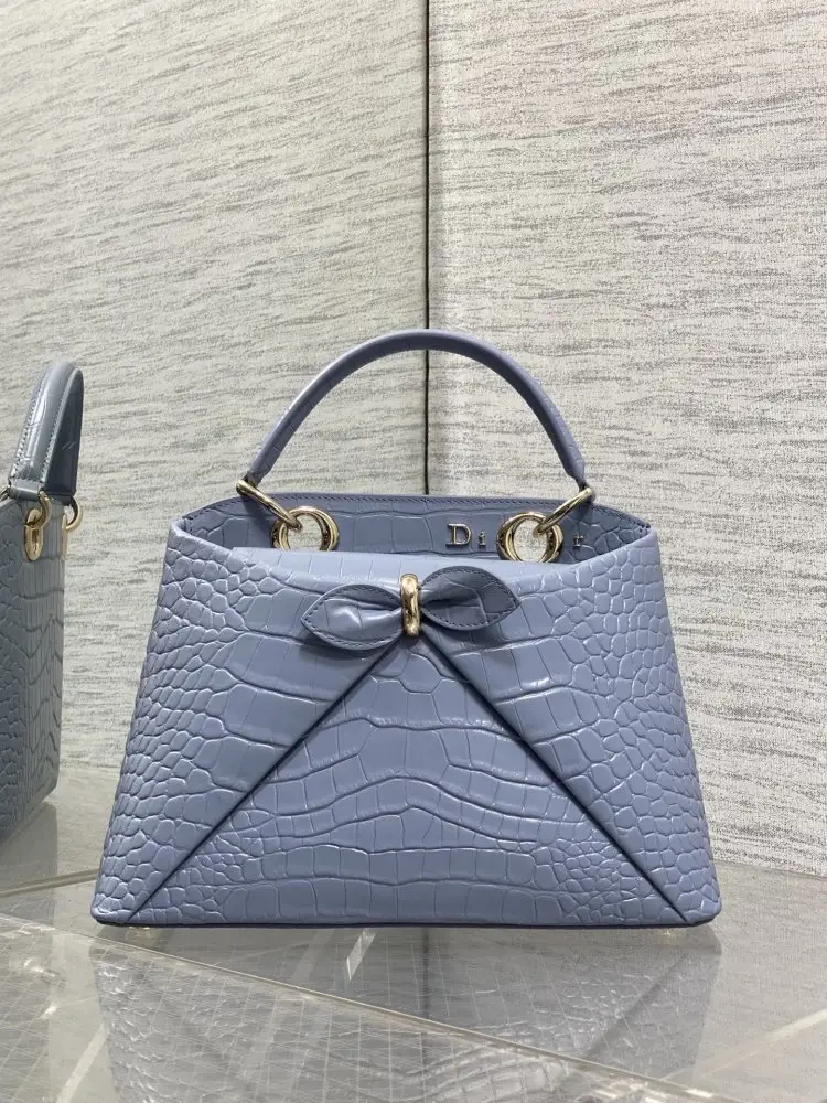 Christian Dior Жіноча шкіряна сумка Dior Cigale 28 см — Фото 2