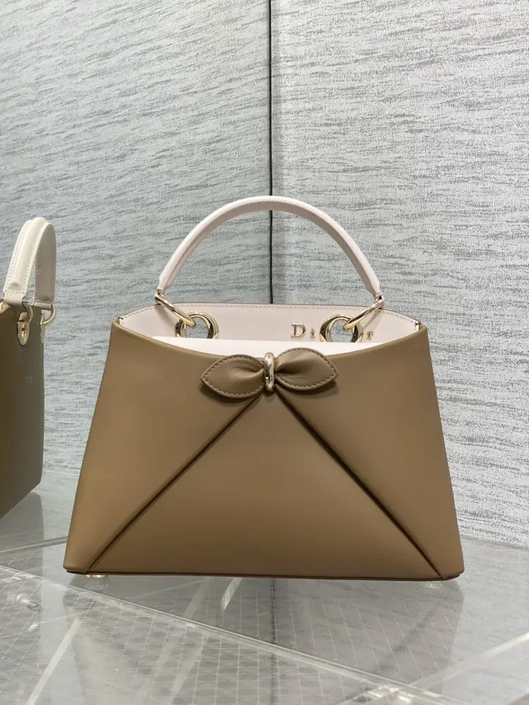 Christian Dior Жіноча шкіряна сумка Dior Cigale 28 см — Фото 2