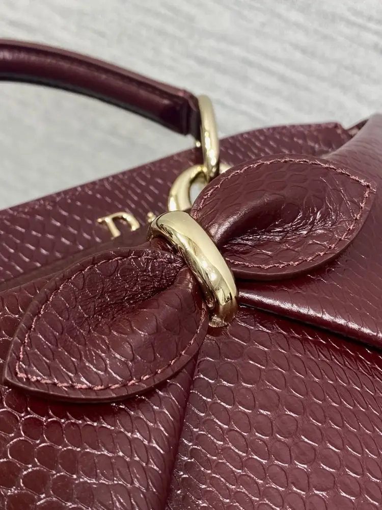 Christian Dior Женская кожаная сумка Dior Cigale 28 см — Фото 4