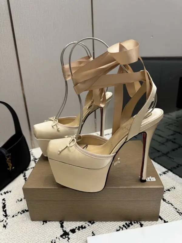 Christian Louboutin Shoes on platform from square the toe — Photo 3