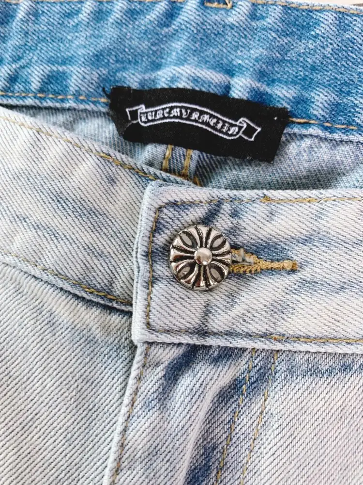 Chrome hearts Джинсы мужские — Фото 4