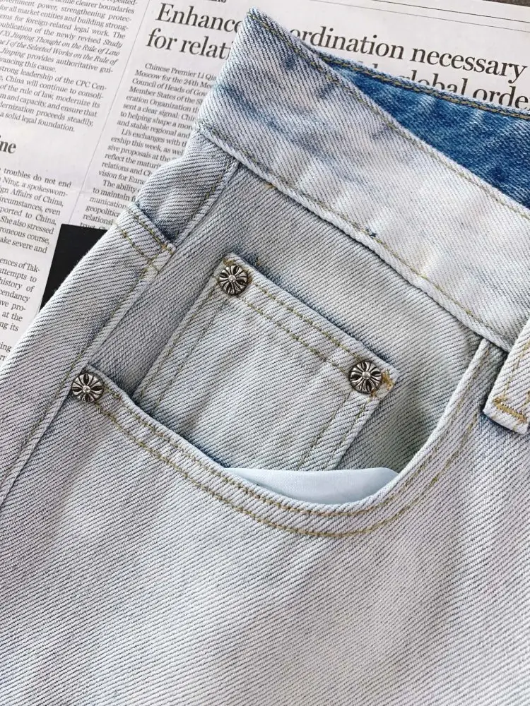 Chrome hearts Джинсы мужские — Фото 5