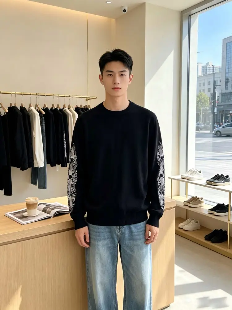 Chrome hearts Светр чоловічий — Фото 3