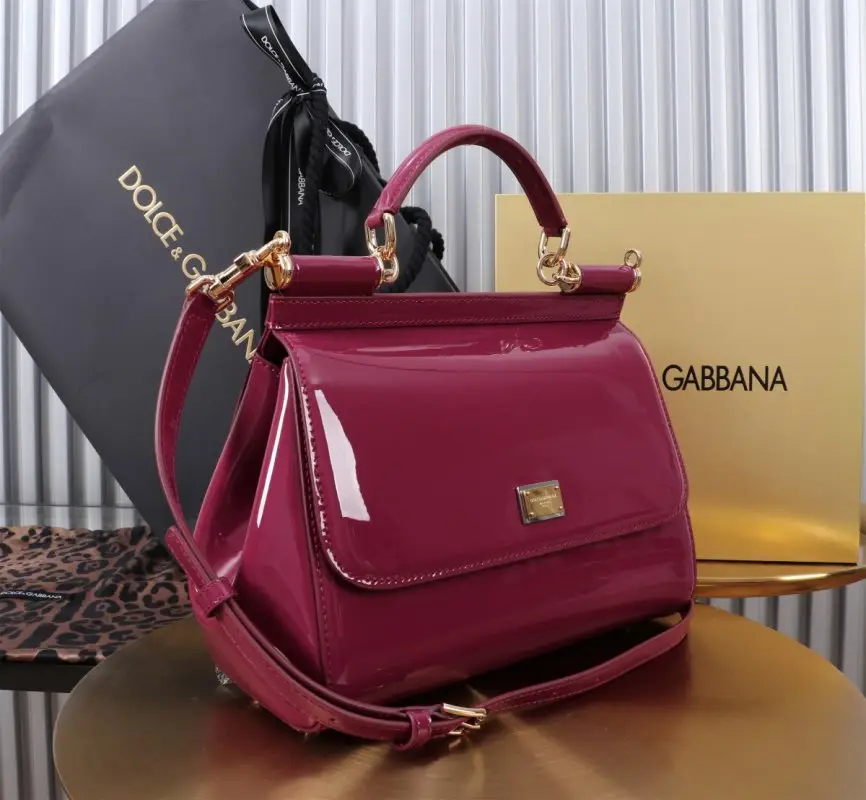 Dolce & Gabbana A bag Sicily 25 cm of lacquered veal skin — Photo 2