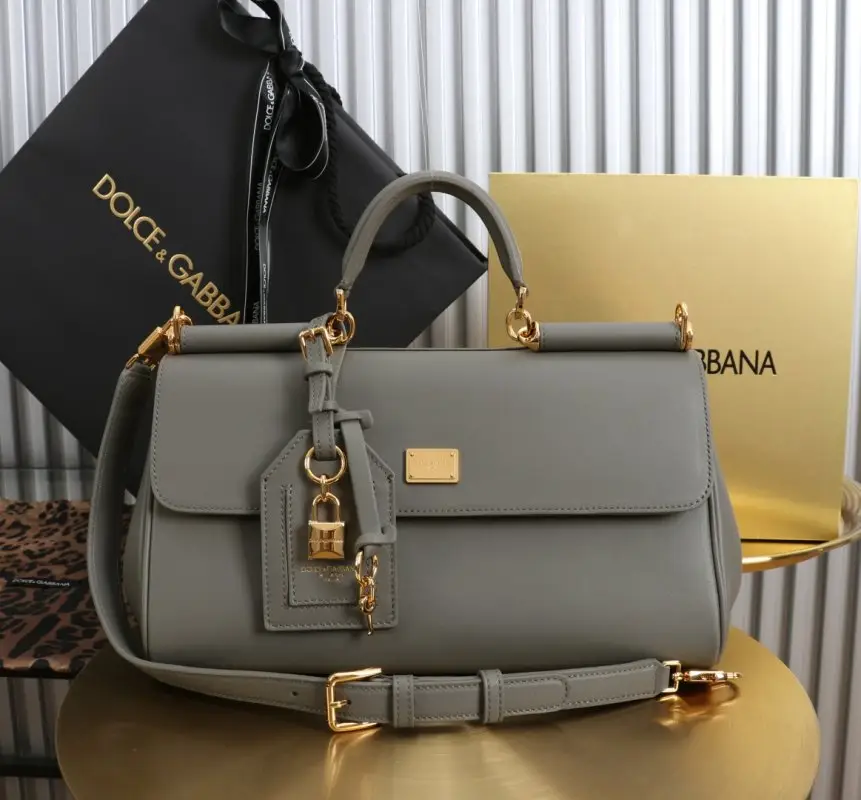 Dolce & Gabbana Шкіряна сумка My Sicilly 30 см — Фото 1
