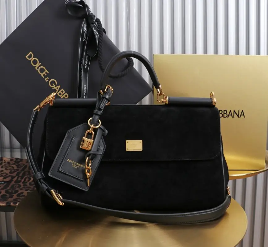 Dolce & Gabbana Шкіряна сумка My Sicilly 30 см — Фото 1