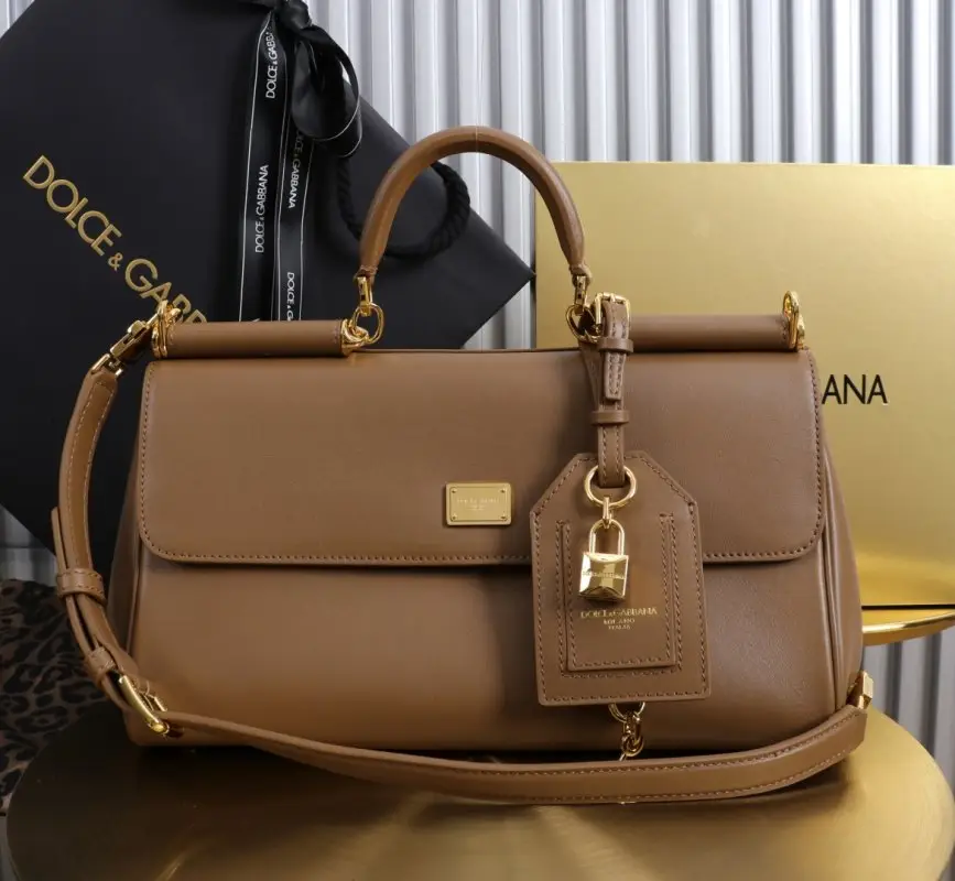 Dolce & Gabbana Шкіряна сумка My Sicilly 30 см — Фото 1