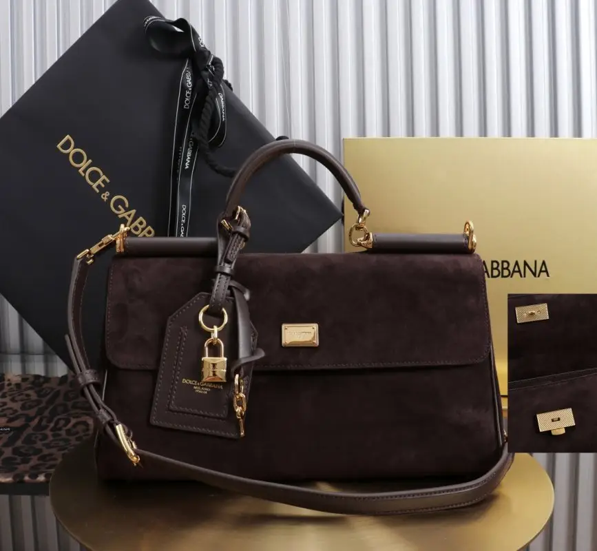 Dolce & Gabbana Шкіряна сумка My Sicilly 30 см — Фото 1