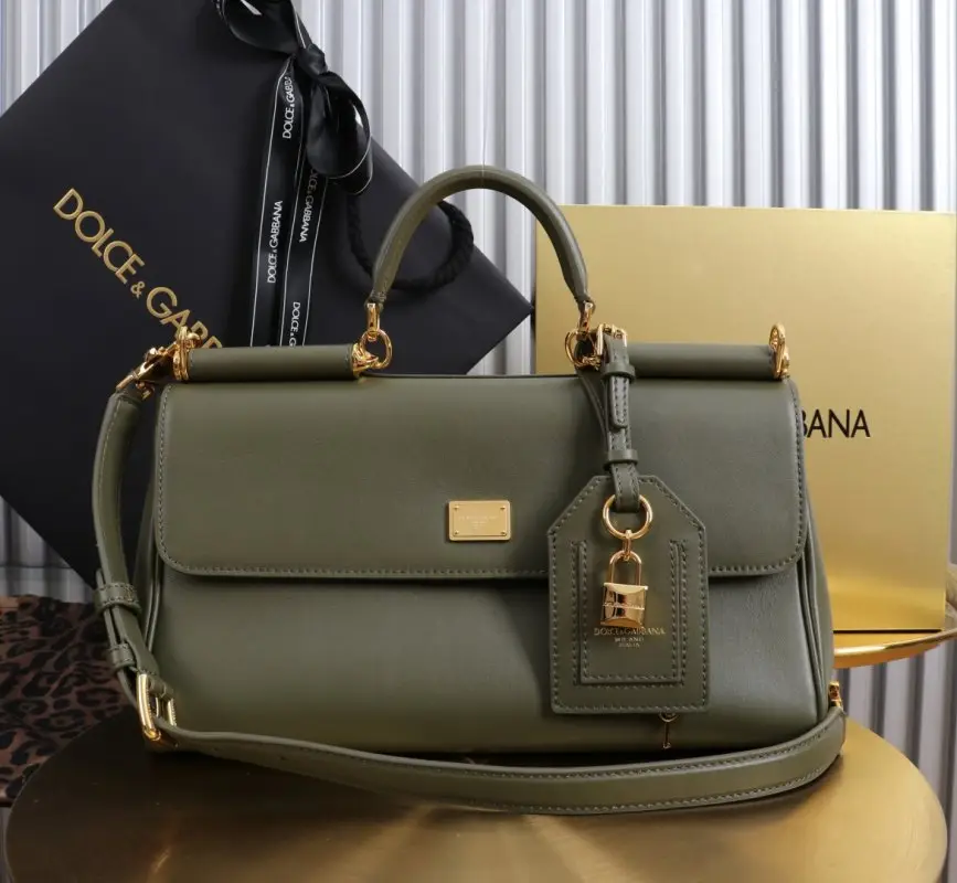 Dolce & Gabbana — Кожаная сумка My Sicilly 30 см