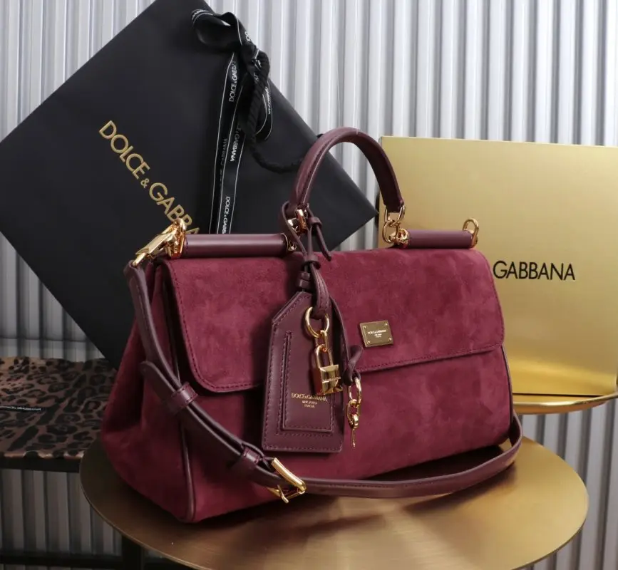Dolce & Gabbana Шкіряна сумка My Sicilly 30 см — Фото 2