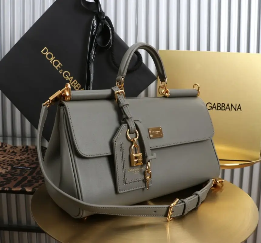 Dolce & Gabbana Шкіряна сумка My Sicilly 30 см — Фото 2