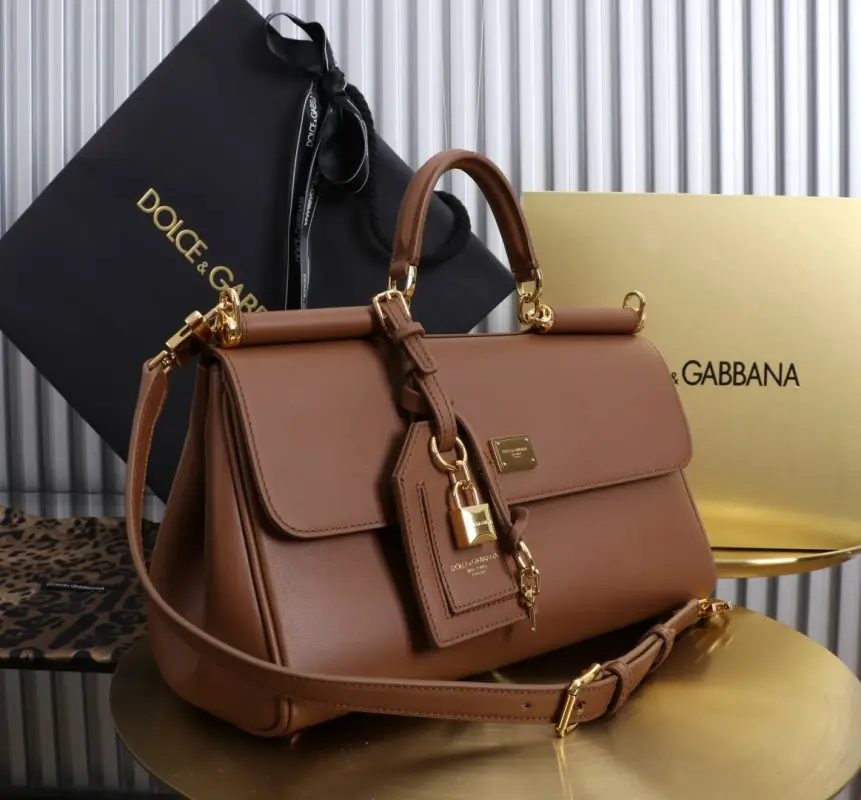 Dolce & Gabbana Шкіряна сумка My Sicilly 30 см — Фото 2