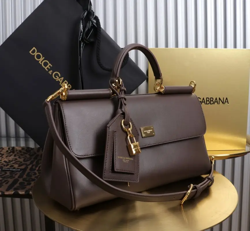 Dolce & Gabbana Кожаная сумка My Sicilly 30 см — Фото 2