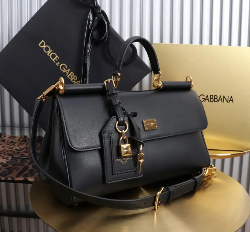 Dolce & Gabbana Шкіряна сумка My Sicilly 30 см — Фото 2