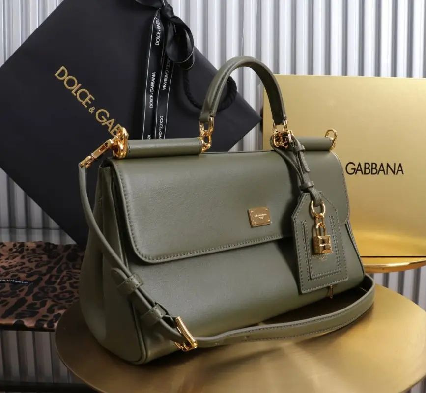 Dolce & Gabbana Шкіряна сумка My Sicilly 30 см — Фото 2