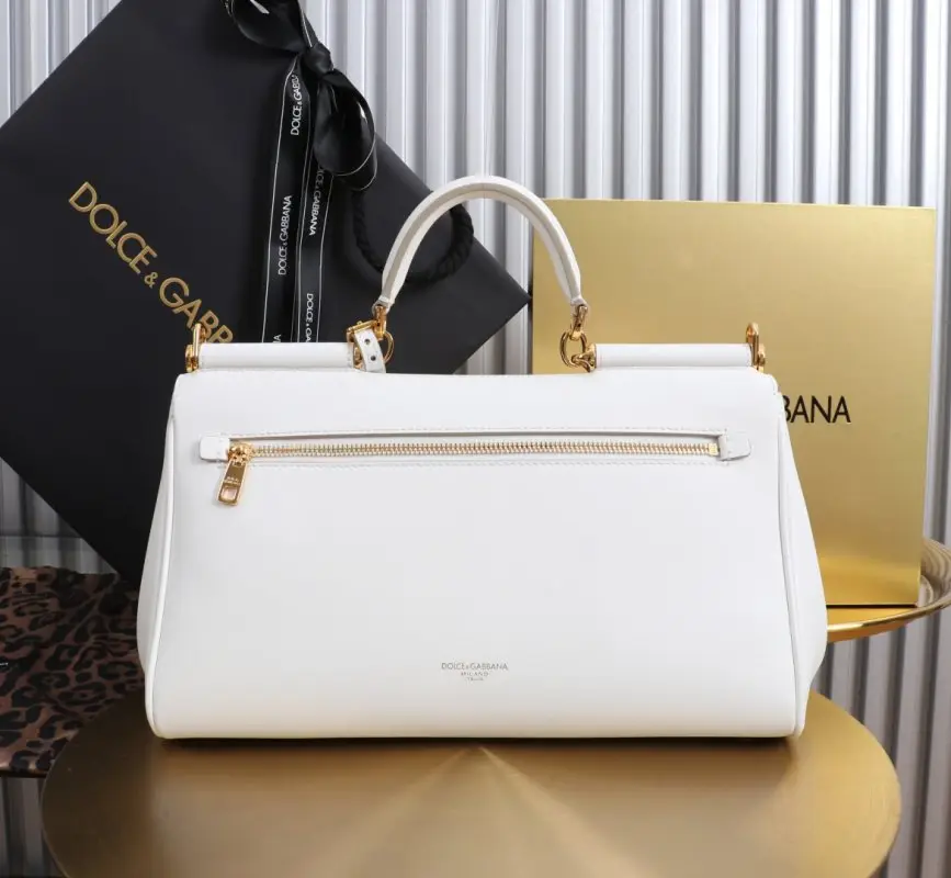 Dolce & Gabbana Кожаная сумка My Sicilly 30 см — Фото 3