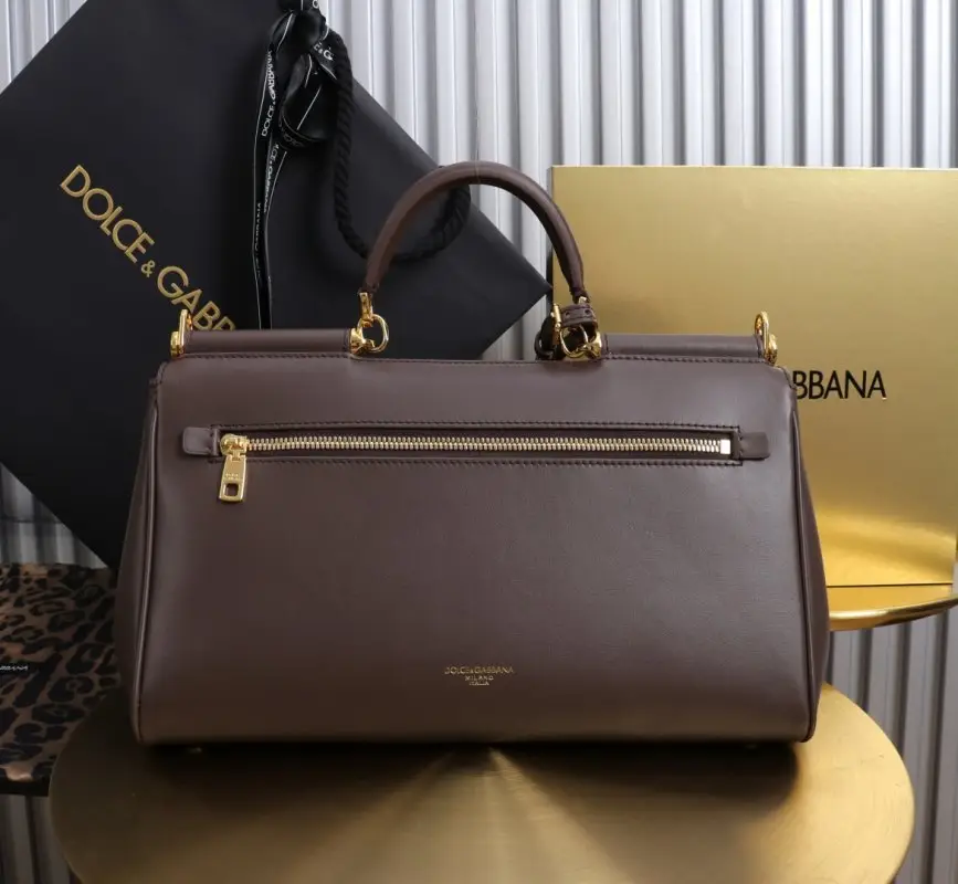 Dolce & Gabbana Кожаная сумка My Sicilly 30 см — Фото 3