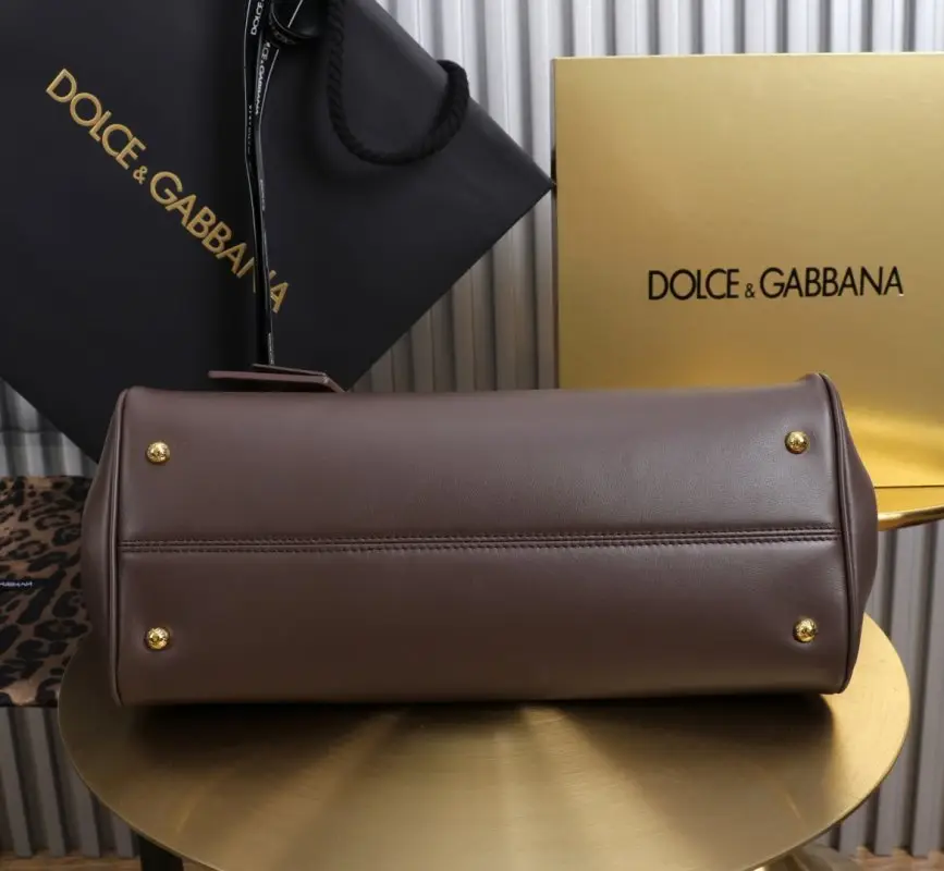 Dolce & Gabbana Кожаная сумка My Sicilly 30 см — Фото 4
