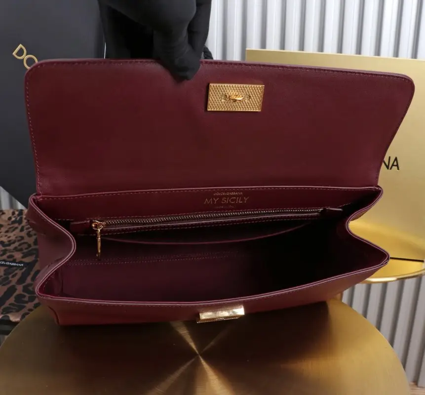 Dolce & Gabbana Leather a bag My Sicilly 30 cm — Photo 5