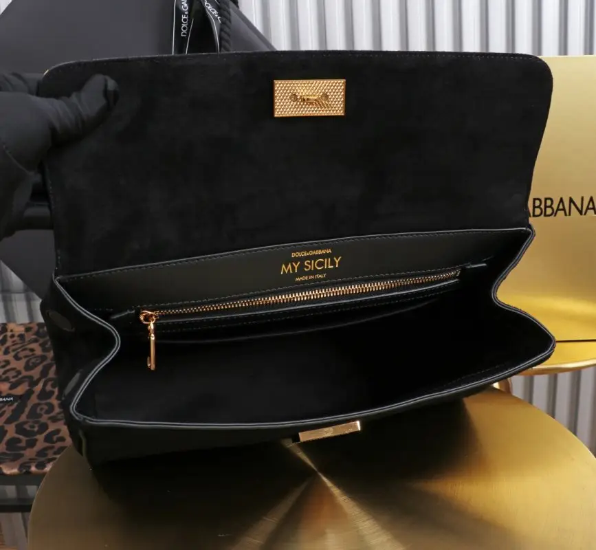Dolce & Gabbana Шкіряна сумка My Sicilly 30 см — Фото 5
