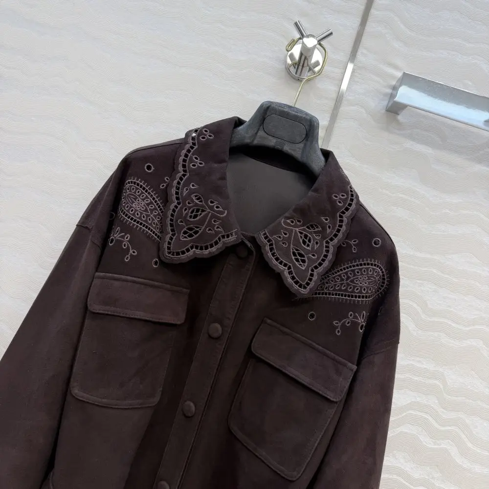 Ermanno Scervino Jacket leather women's — Photo 2