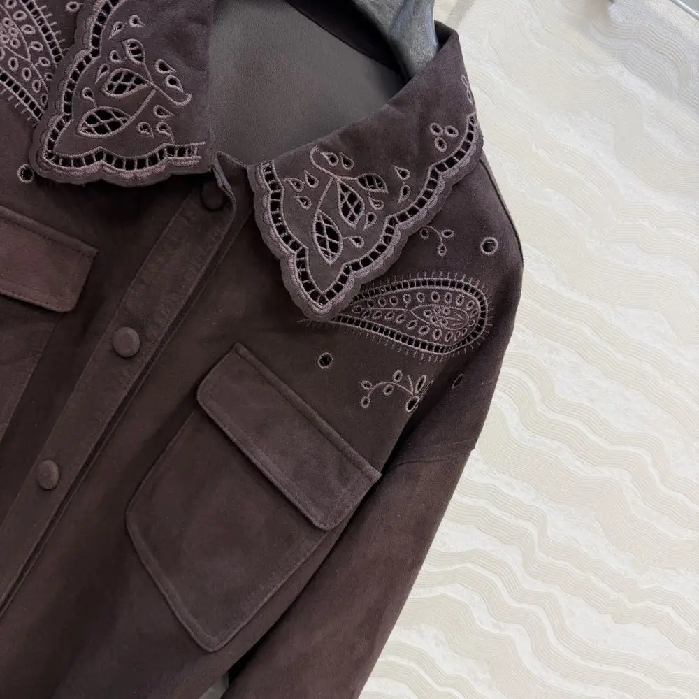 Ermanno Scervino Jacket leather women's — Photo 3