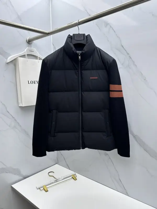 ZEGNA — Jacket woolen on feathers