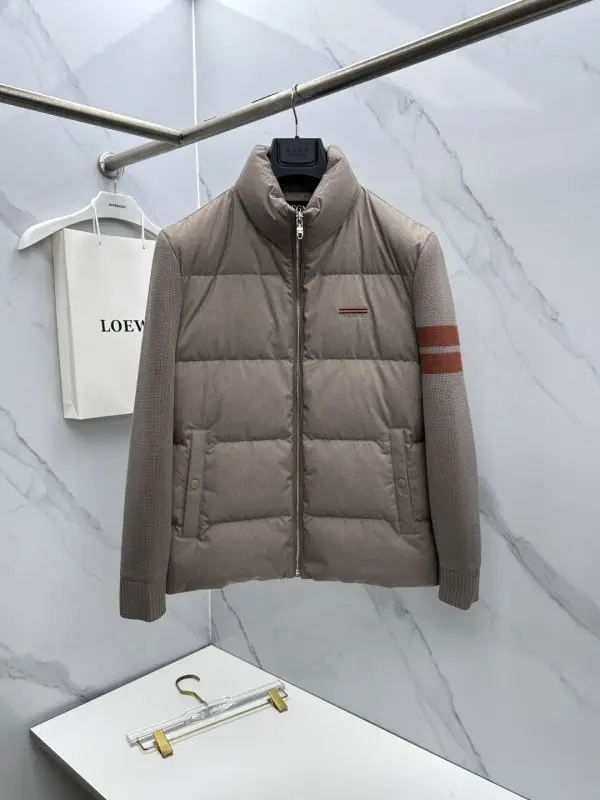 ZEGNA — Jacket woolen on feathers