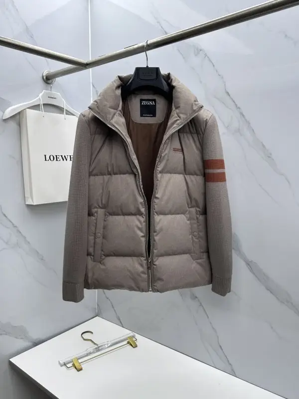 ZEGNA Куртка вовняна на пуху — Фото 2