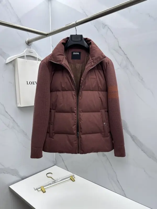 ZEGNA Куртка шерстяная на пуху — Фото 2