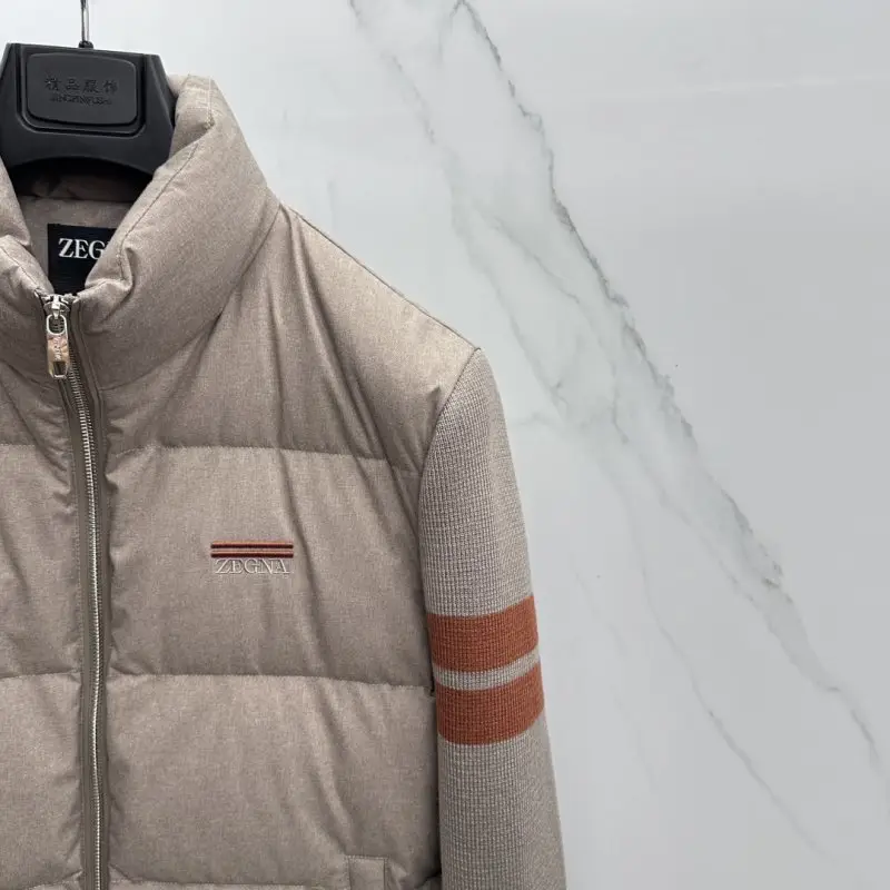 ZEGNA Куртка вовняна на пуху — Фото 5