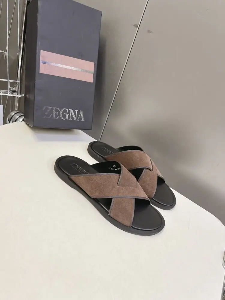 ZEGNA Шльопанці чоловічі — Фото 2