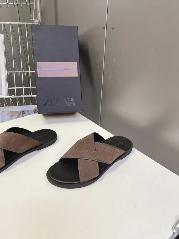 ZEGNA Шльопанці чоловічі — Фото 3