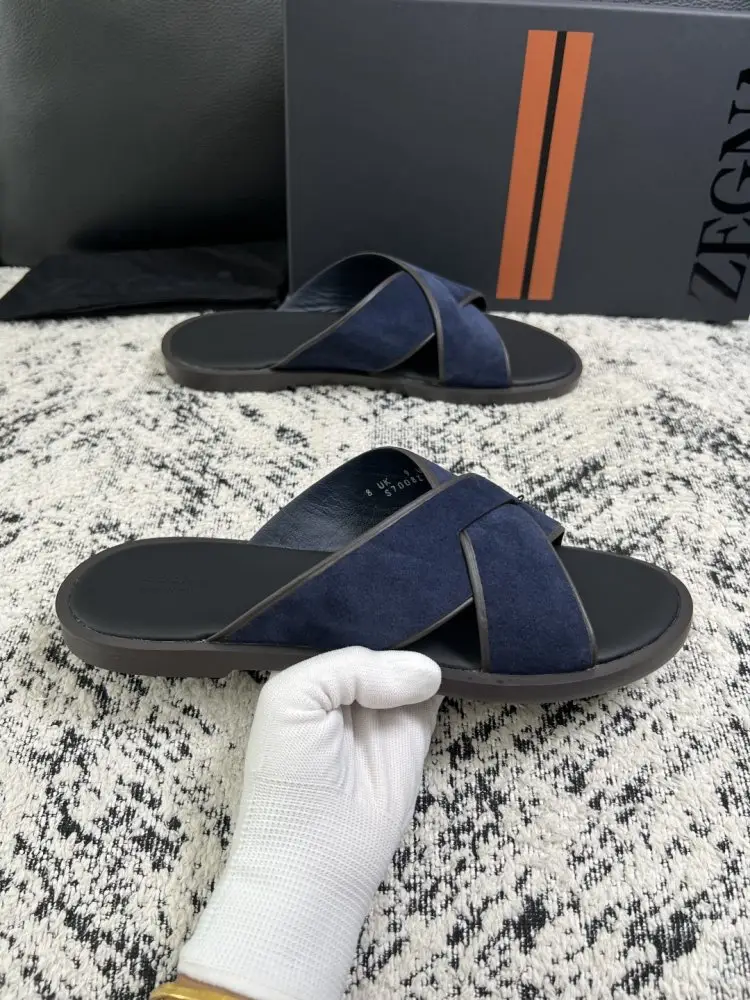 ZEGNA Шлепанцы мужские — Фото 4