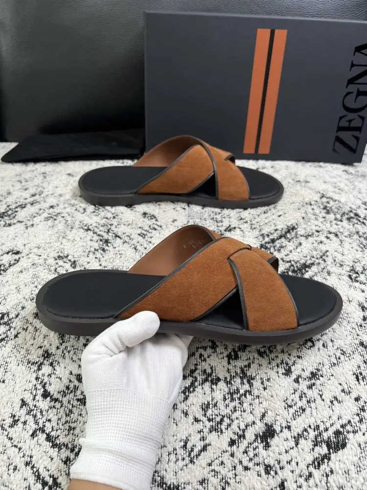ZEGNA Шлепанцы мужские — Фото 4
