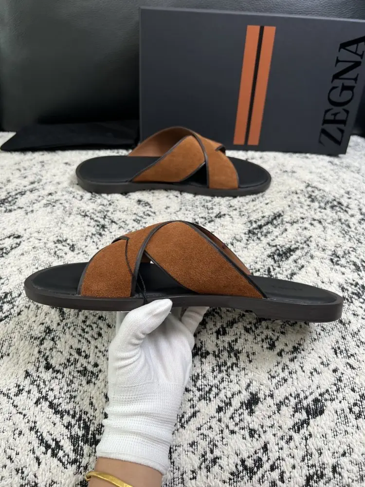 ZEGNA Шлепанцы мужские — Фото 5