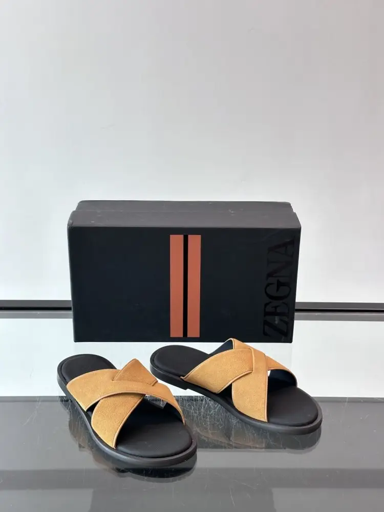 ZEGNA Шлепанцы мужские — Фото 5