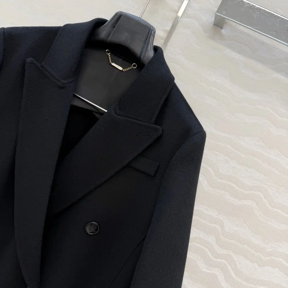 Fendi Пальто кашемірове жіноче з хутром норки — Фото 3