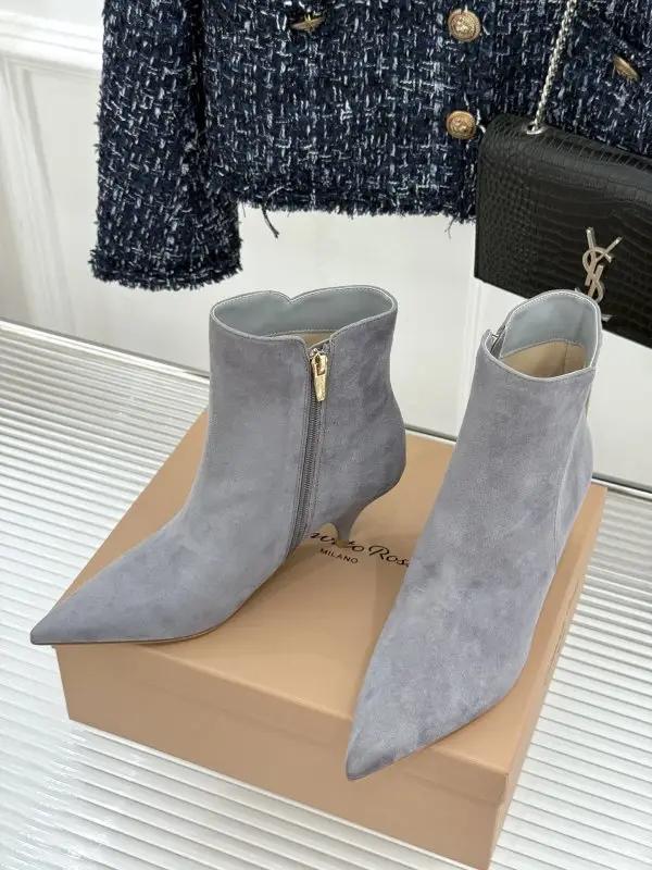 Gianvito Rossi Ботильоны с острым носком и боковой молнией — Фото 2