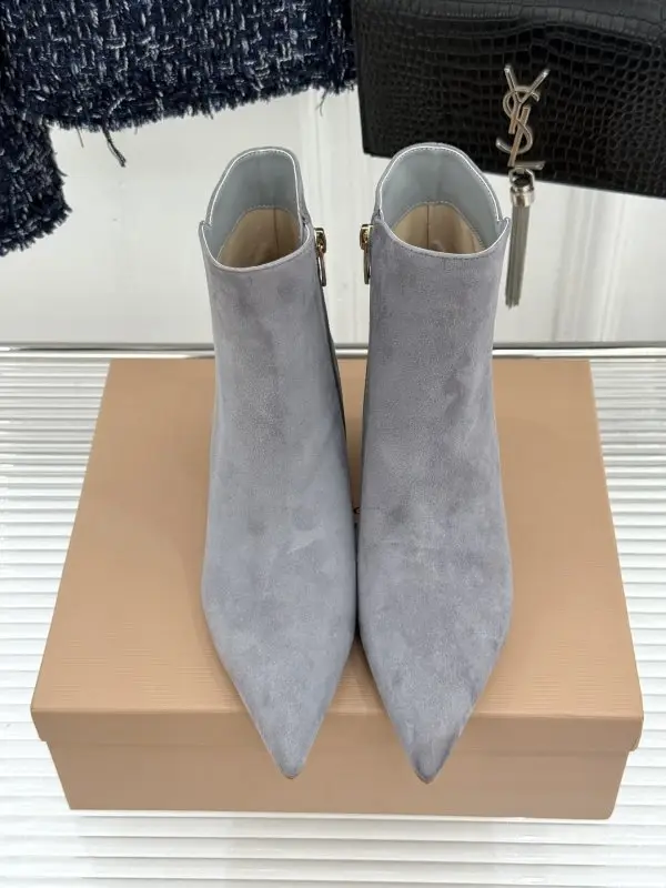 Gianvito Rossi Ботильоны с острым носком и боковой молнией — Фото 4
