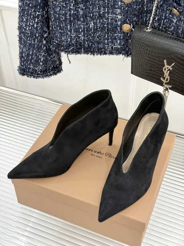 Gianvito Rossi Ботильйони на високому підборах з гострим носком — Фото 2