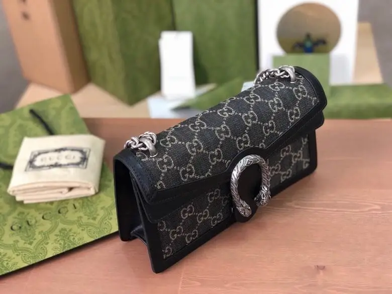 Gucci Сумка Dionysus GG Denim 25 см — Фото 2
