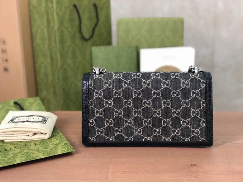 Gucci Сумка Dionysus GG Denim 25 см — Фото 5