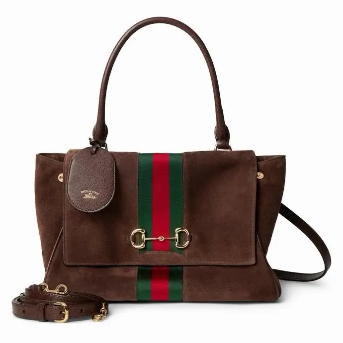 Gucci — Сумка Paparazzo 30 см замшева