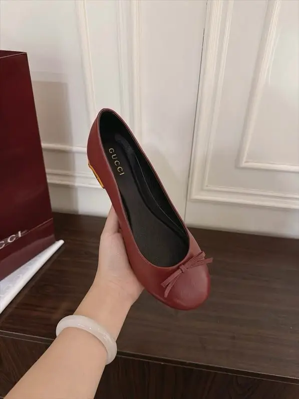 Gucci Ballet shoes Gucci Primavera of kind cow skin — Photo 5