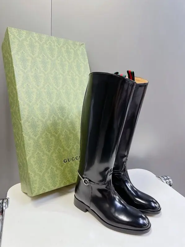 Gucci Boots leather women's — Photo 2