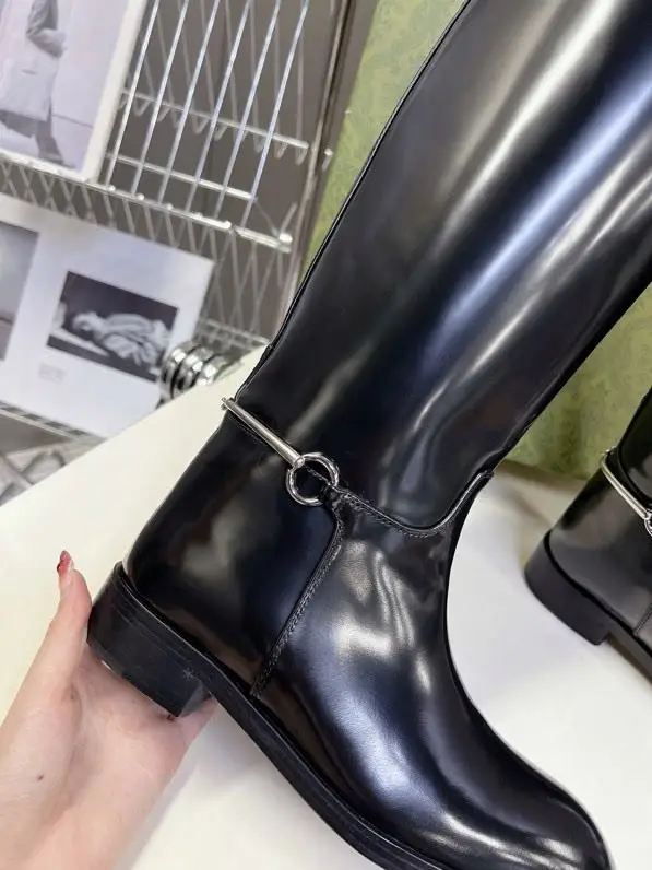 Gucci Boots leather women's — Photo 4