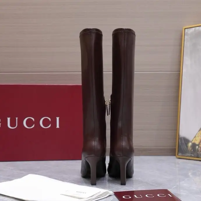 Gucci Чоботи жіночі на підборах — Фото 3