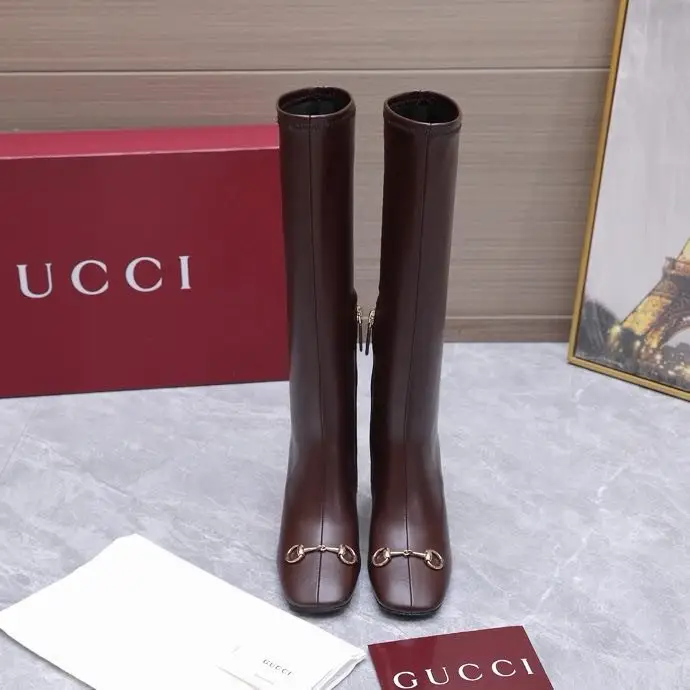 Gucci Чоботи жіночі на підборах — Фото 5